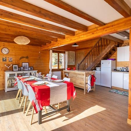 Chalet Les Tilleuls - Jolie Vue Montagne Et Lac Les Angles  Exterior foto